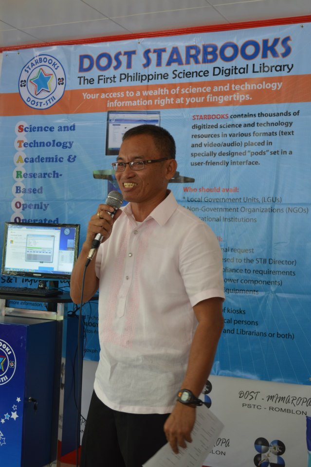 Orientation/Training, MOU Signing, Awarding and Launching of STARBOOKS at PSTC-Odiongan, Romblon - April 10, 2013 photo 1