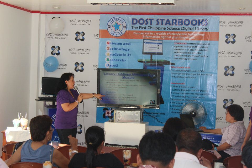 Orientation/Training, MOU Signing, Awarding and Launching of STARBOOKS at PSTC-Odiongan, Romblon - April 10, 2013 photo 8