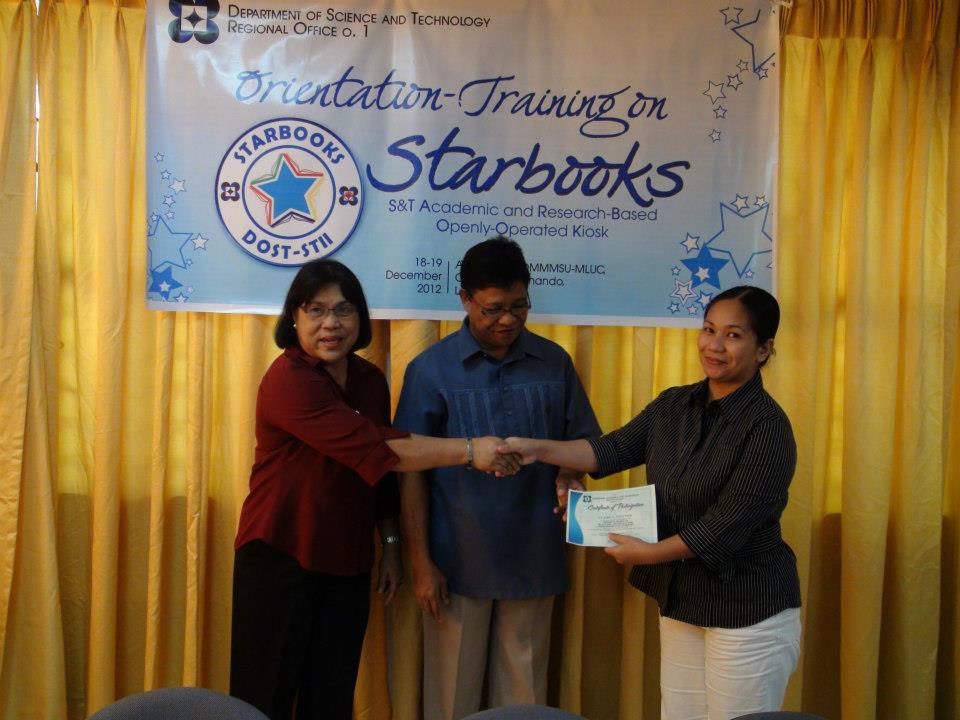 Orientation/Training and Installation of STARBOOKS, December 18-19, 2012 photo 8