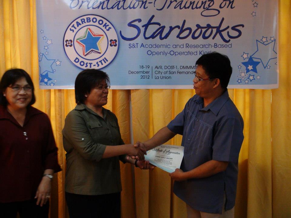 Orientation/Training and Installation of STARBOOKS, December 18-19, 2012 photo 11