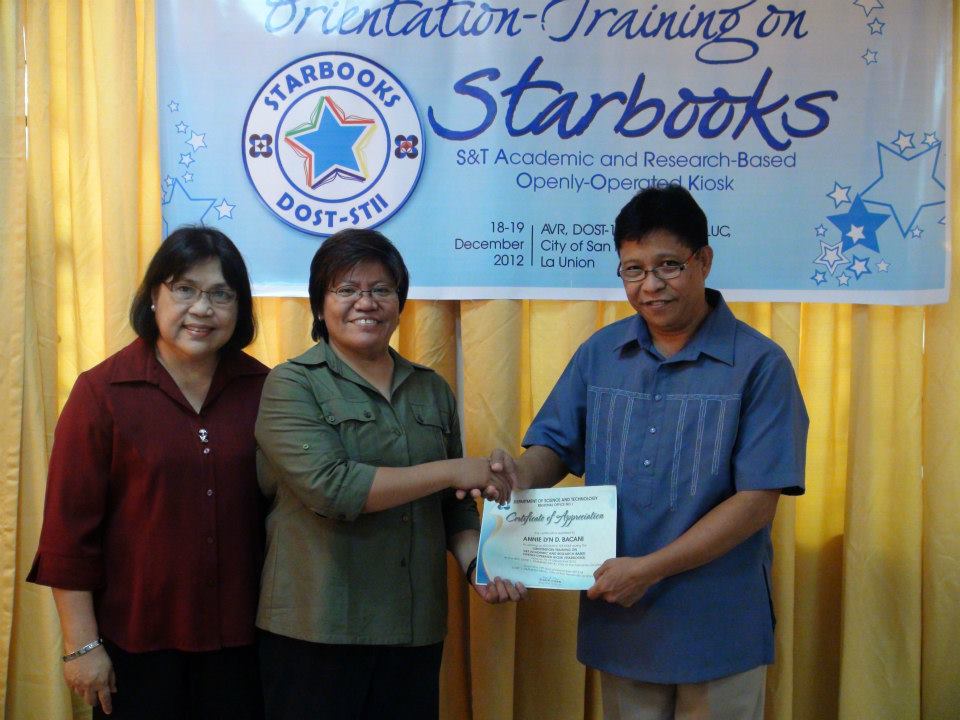 Orientation/Training and Installation of STARBOOKS, December 18-19, 2012 photo 13