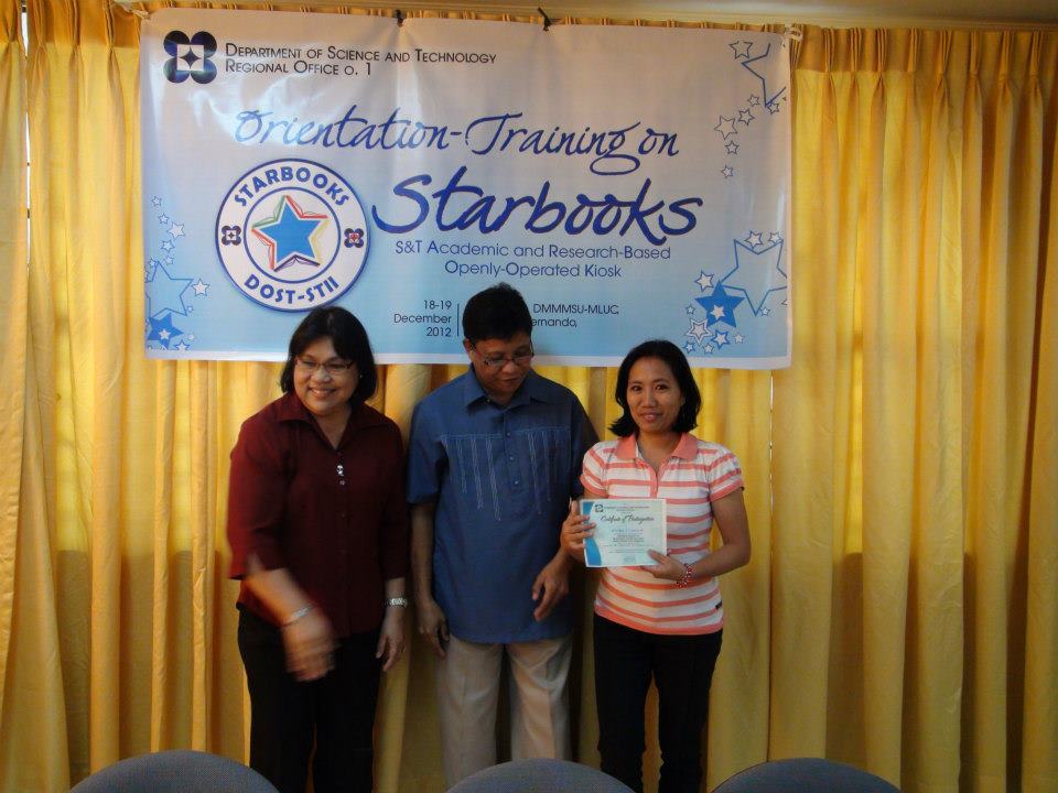 Orientation/Training and Installation of STARBOOKS, December 18-19, 2012 photo 1
