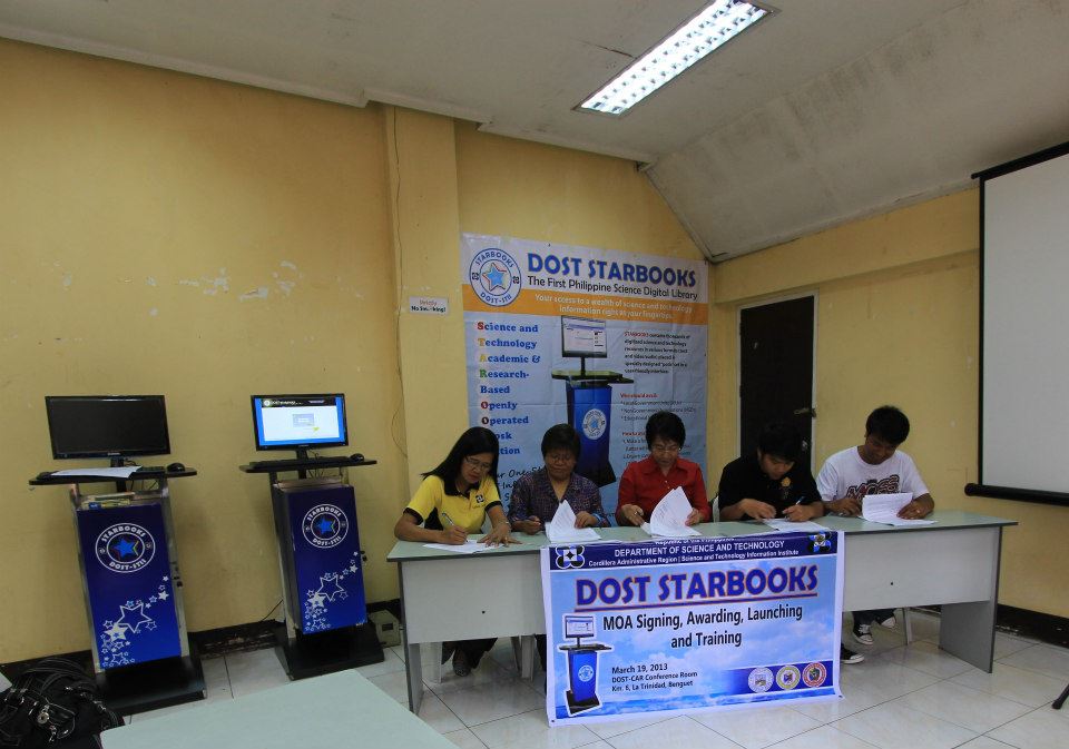 Orientation/Training, MOU Signing, Awarding and Launching of STARBOOKS at DOST-CAR - March 19, 2013 photo 14